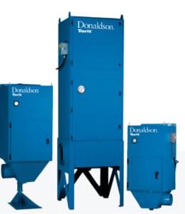 donaldson dust collector fan issues